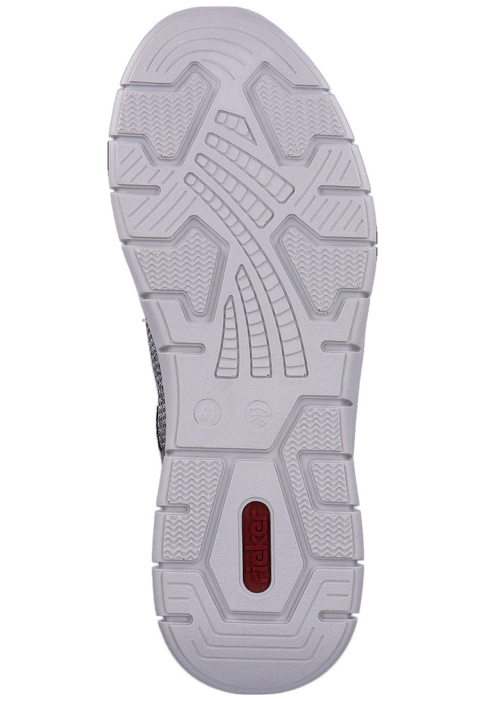 Rieker Sneaker Lederimitat/Textil Grau - surf4shoes