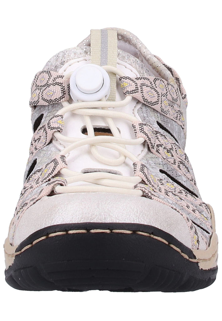 Rieker Wanderschuhe Lederimitat Weiß - surf4shoes