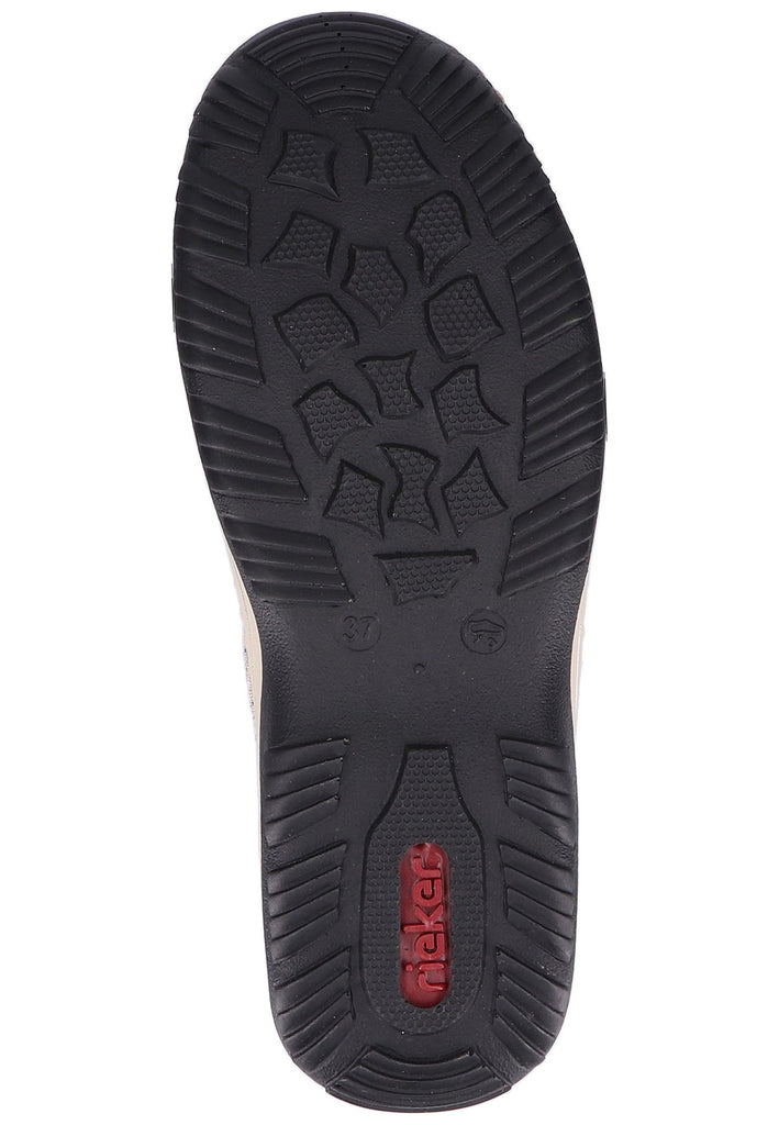 Rieker Wanderschuhe Lederimitat Weiß - surf4shoes