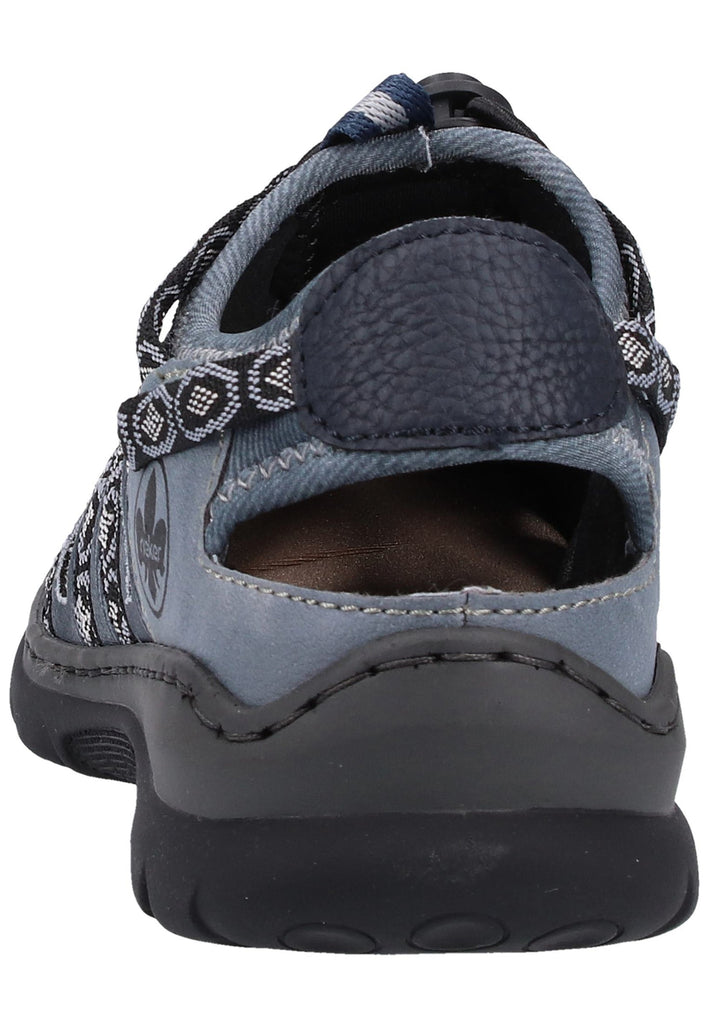 Rieker Wanderschuhe Lederimitat Pazifik - surf4shoes