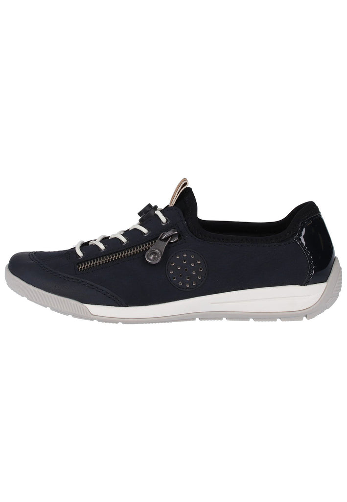 Rieker Sneaker Lederimitat Dunkelblau - surf4shoes