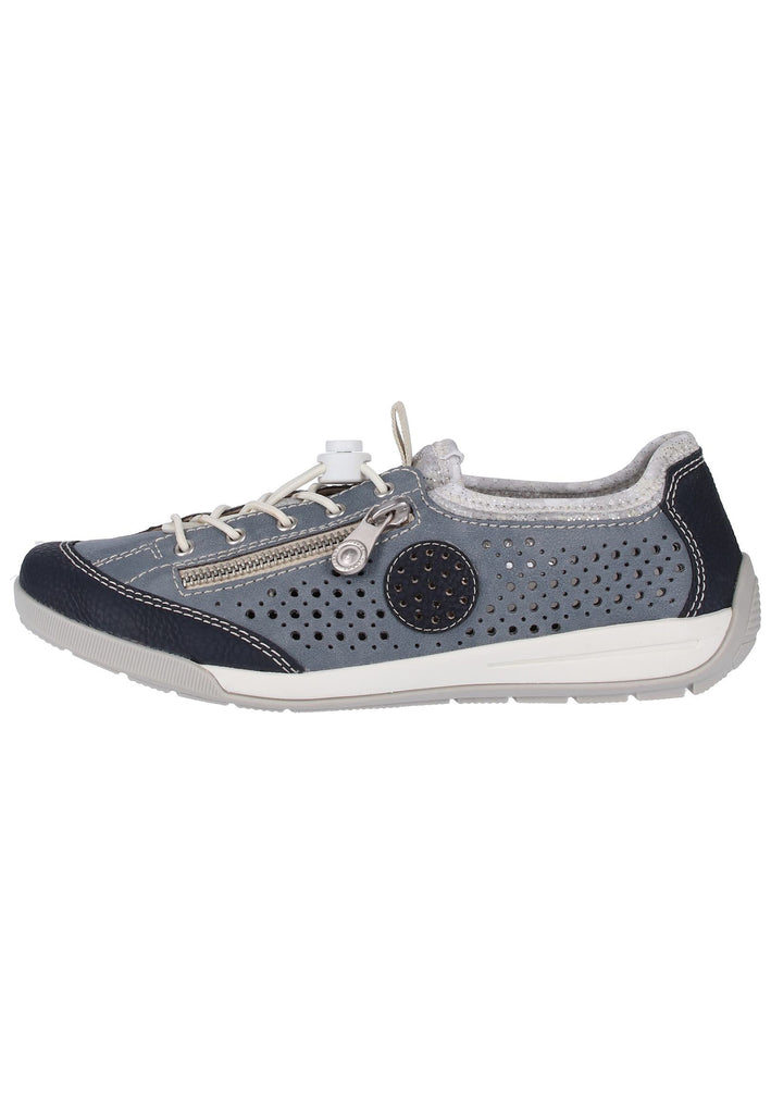Rieker Sneaker Lederimitat Pazifik - surf4shoes