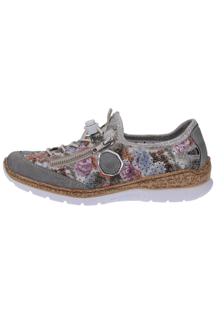 Rieker Sneaker Lederimitat Grau - surf4shoes