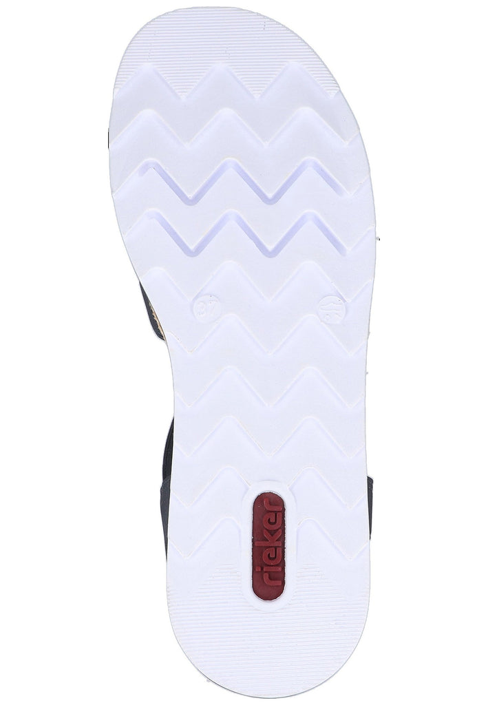 Rieker Sandalen Lederimitat Pazifik - surf4shoes