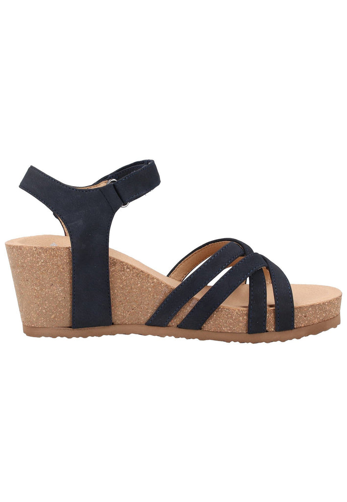 Rieker Sandalen Lederimitat Pazifik - surf4shoes