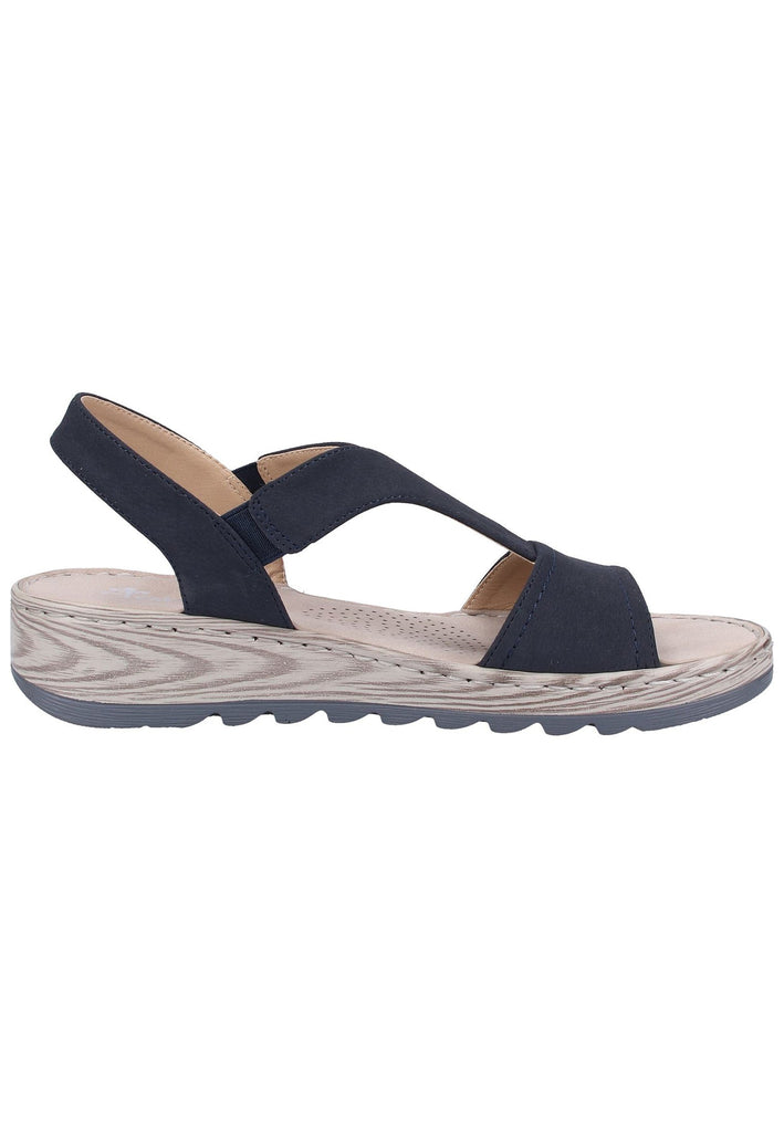 Rieker Sandalen Lederimitat Pazifik - surf4shoes