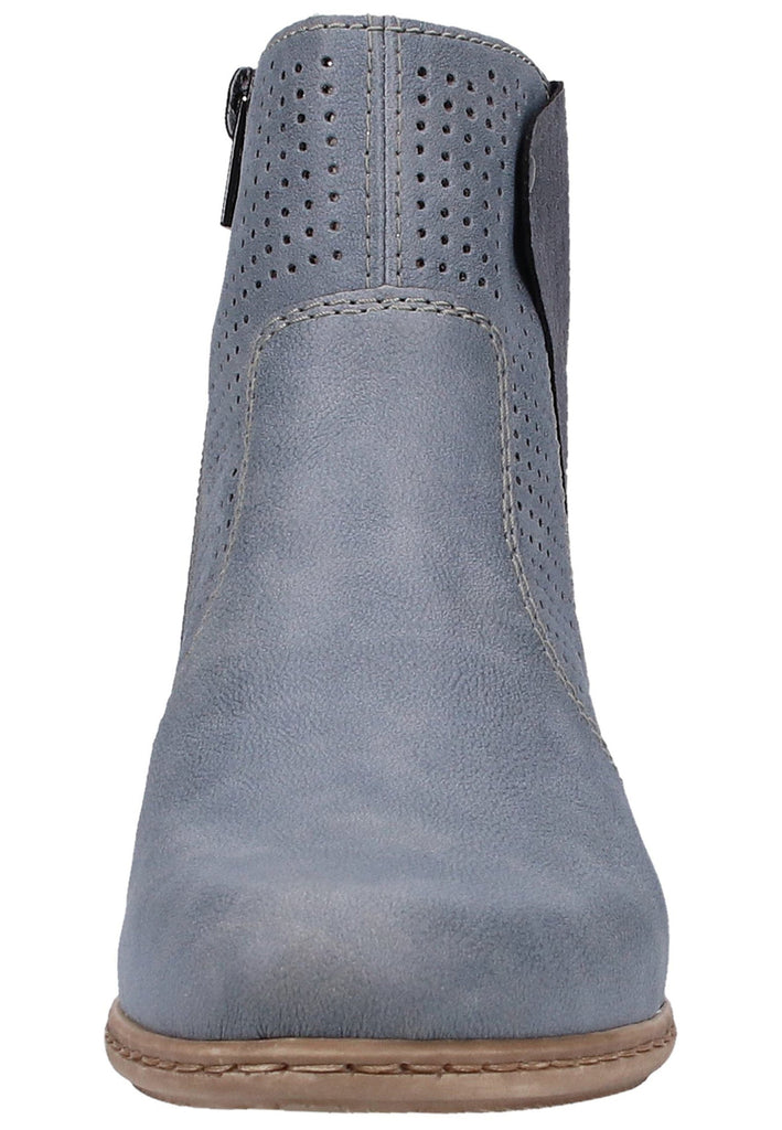 Rieker Stiefelette Lederimitat Jeans - surf4shoes