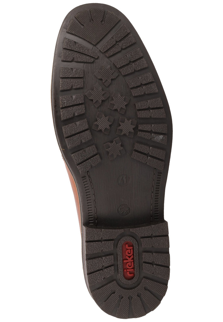 Rieker Halbschuhe Glattleder Braun - surf4shoes
