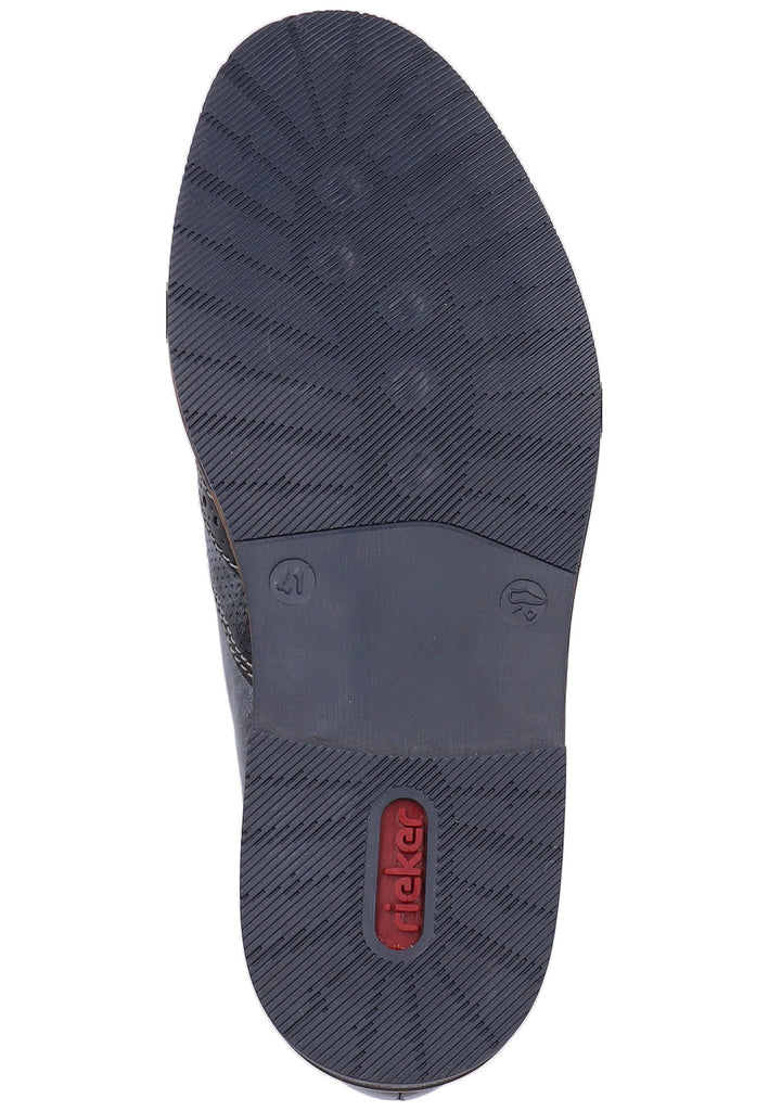 Rieker Slipper Lederimitat Ozean - surf4shoes