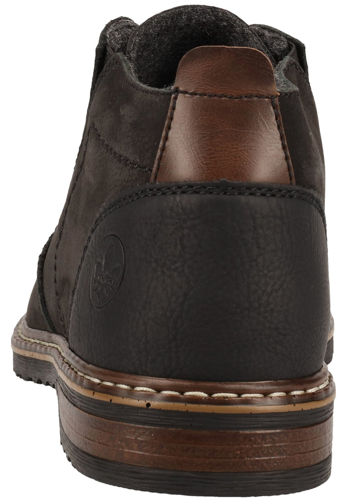 Rieker Halbschuhe Glattleder Schwarz Warmfutter - surf4shoes