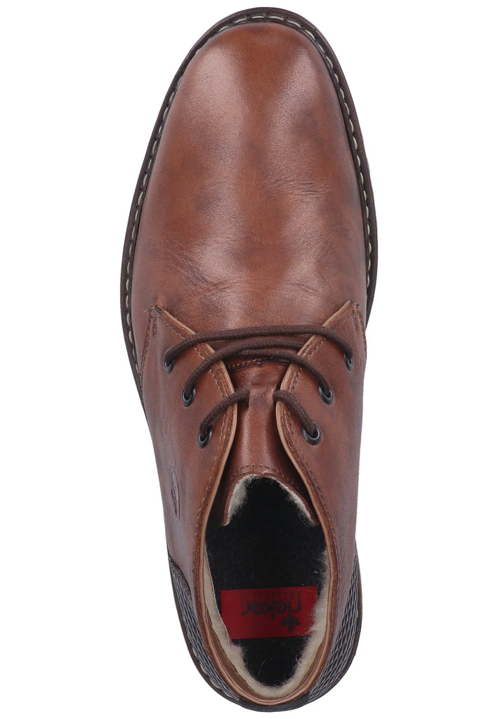 Rieker Halbschuhe Glattleder Braun Warmfutter - surf4shoes