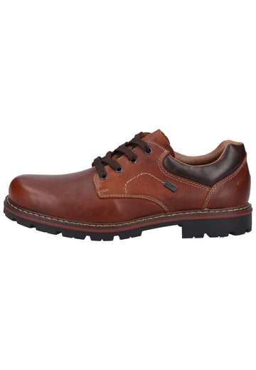 Rieker Halbschuhe Glattleder Braun - surf4shoes