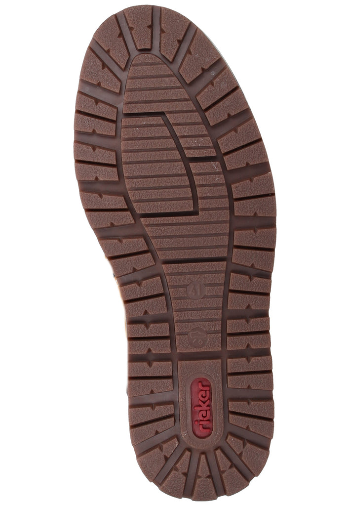 Rieker Stiefelette Lederimitat Gelb/Braun - surf4shoes