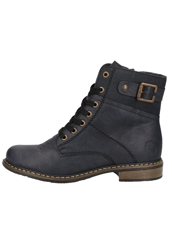 Rieker Stiefelette Lederimitat Ozean - surf4shoes