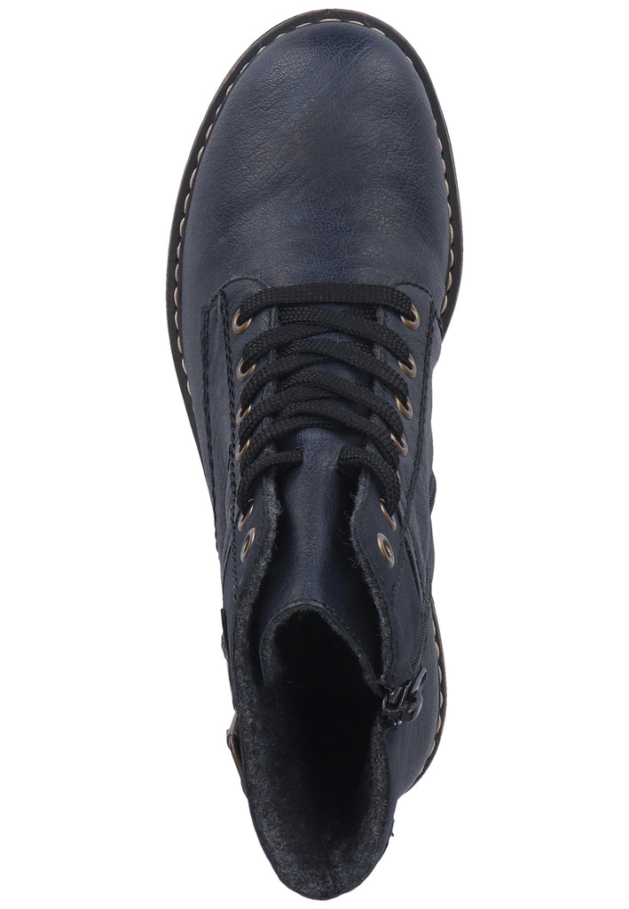 Rieker Stiefelette Lederimitat Ozean - surf4shoes