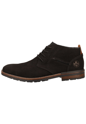 Rieker Halbschuhe Leder Schwarz - surf4shoes