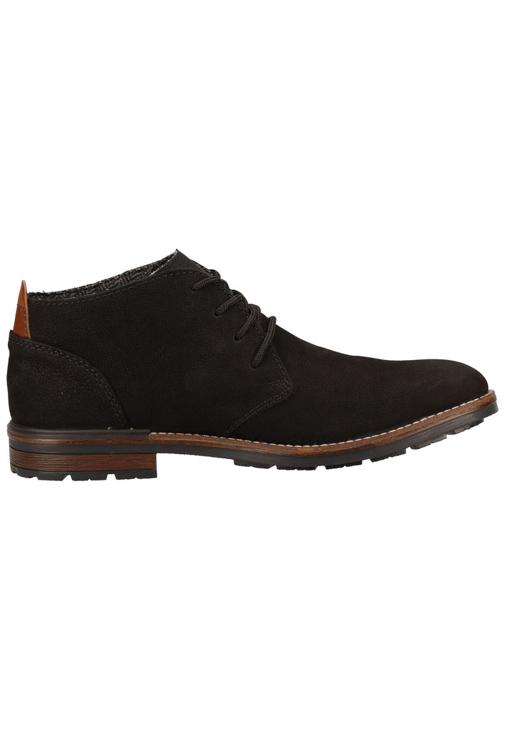 Rieker Halbschuhe Leder Schwarz - surf4shoes