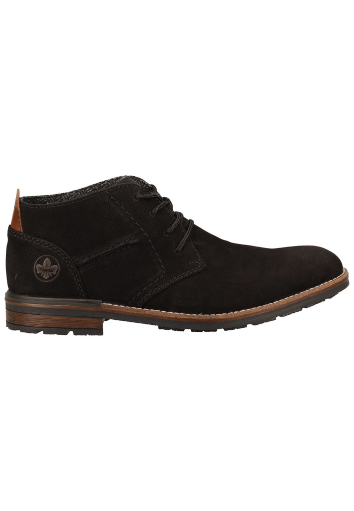 Rieker Halbschuhe Leder Schwarz - surf4shoes