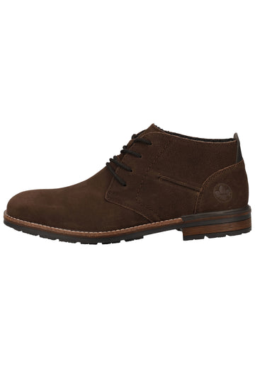Rieker Halbschuhe Leder Braun/Schwarz - surf4shoes