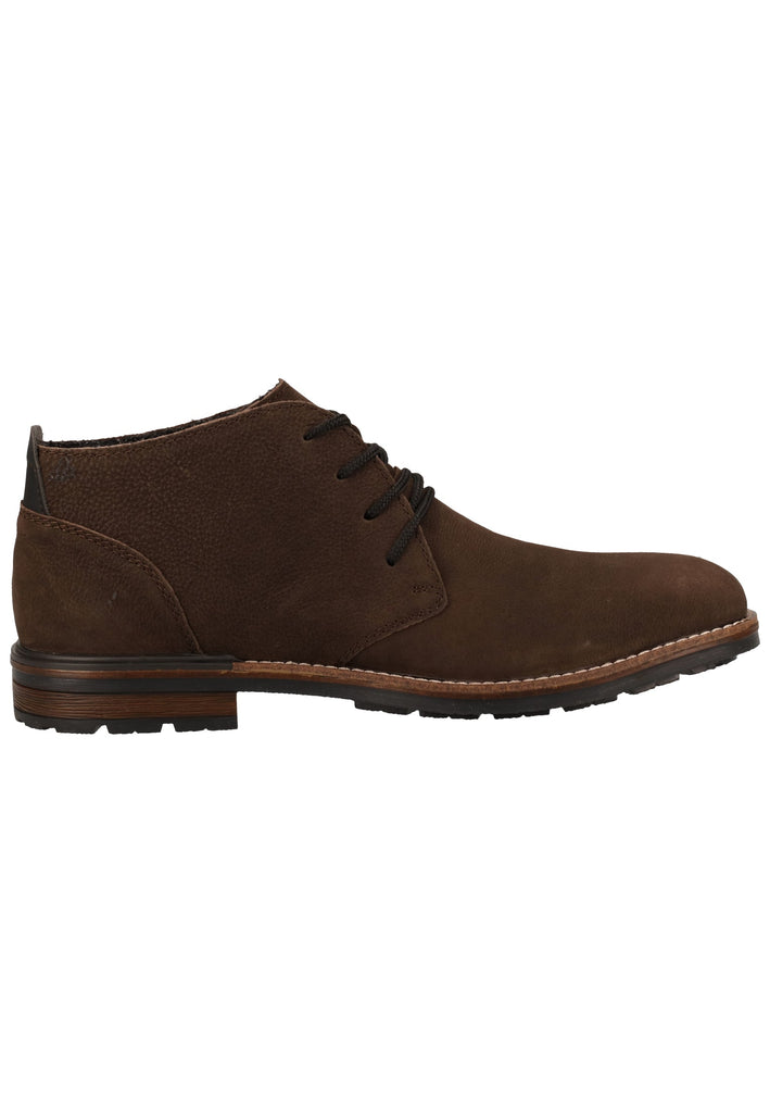 Rieker Halbschuhe Leder Braun/Schwarz - surf4shoes