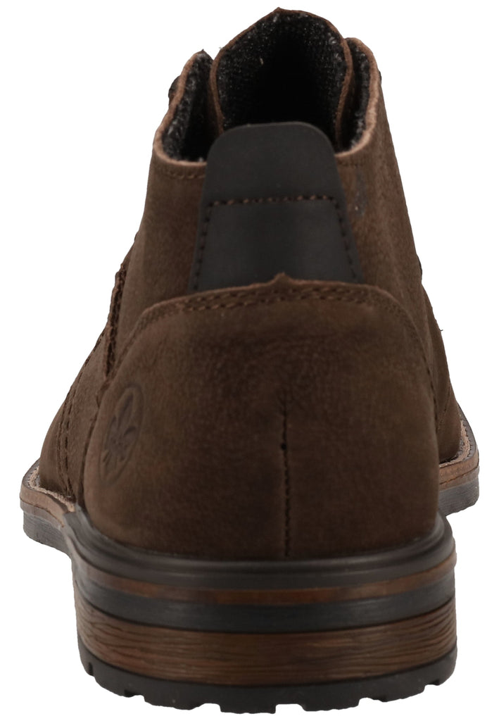 Rieker Halbschuhe Leder Braun/Schwarz - surf4shoes