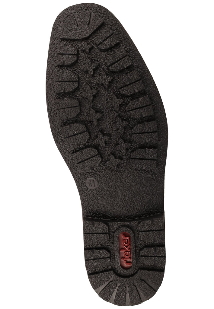 Rieker Halbschuhe Leder Braun/Schwarz - surf4shoes