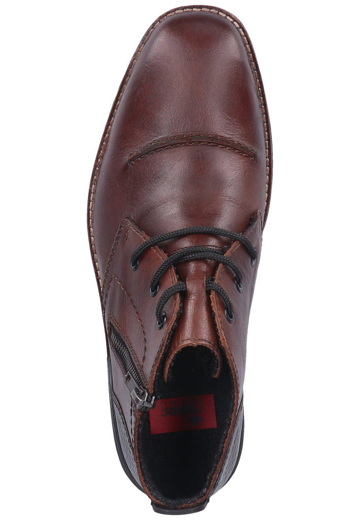 Rieker Halbschuhe Glattleder Mokka - surf4shoes