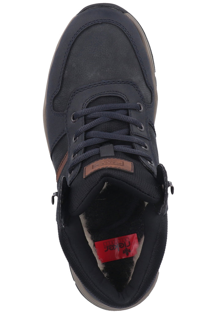 Rieker Stiefelette Lederimitat Pazifik Warmfutter - surf4shoes