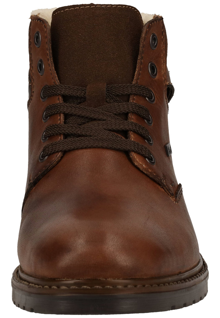 Rieker Stiefelette Glattleder Mahagony Warmfutter - surf4shoes
