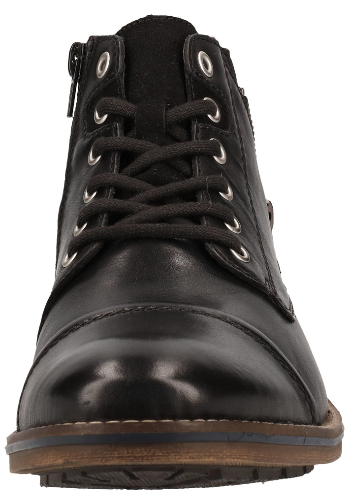 Rieker Stiefelette Glattleder Schwarz Warmfutter - surf4shoes