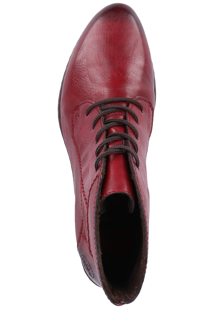 Rieker Stiefelette Lederimitat Wine - surf4shoes