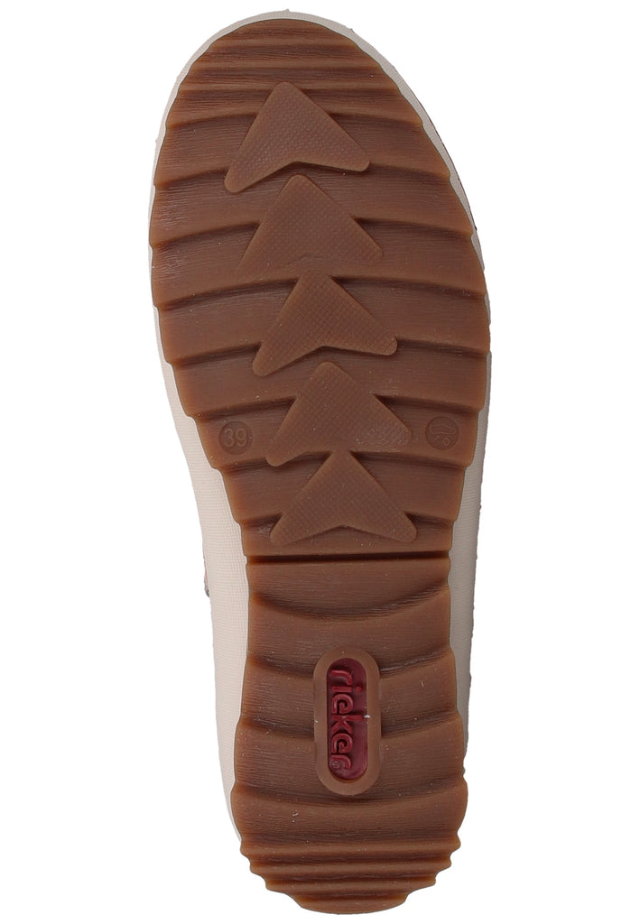 Rieker Stiefelette Lederimitat Rosa Warmfutter - surf4shoes