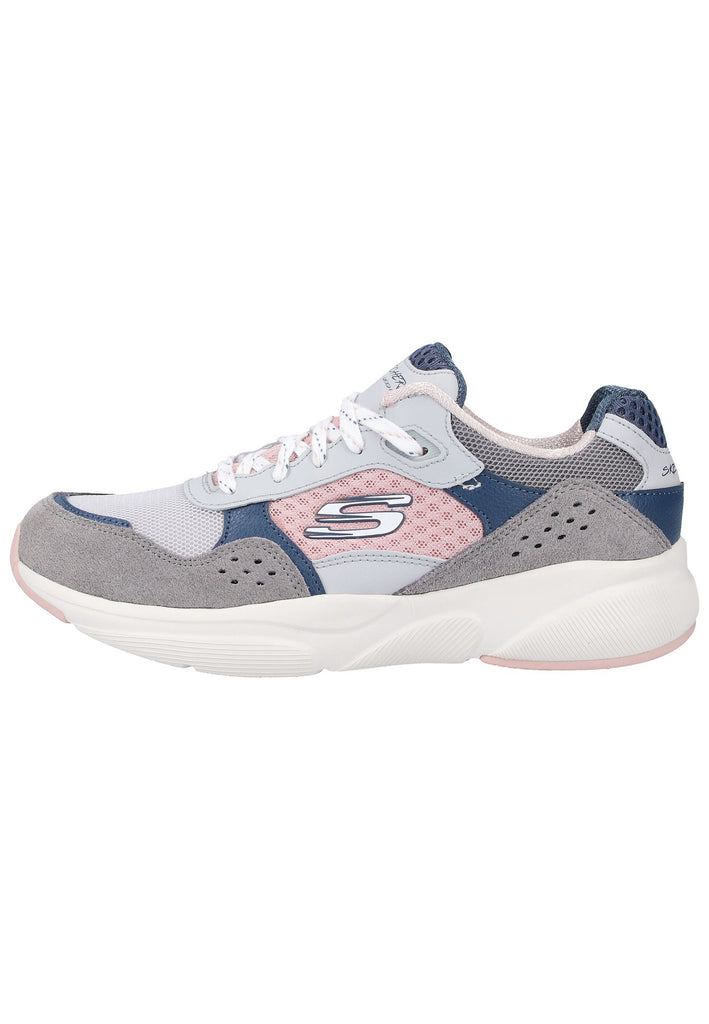 Skechers Sneaker Leder Grau - surf4shoes
