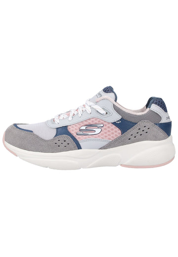 Skechers Sneaker Leder Grau - surf4shoes