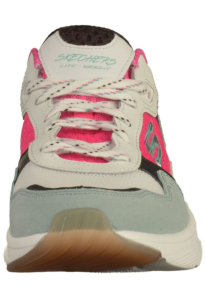 Skechers Sneaker Leder Weiß - surf4shoes