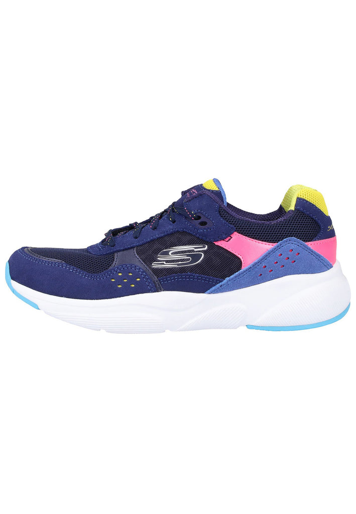 Skechers Sneaker Leder Blau - surf4shoes