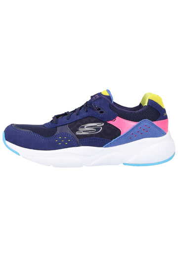 Skechers Sneaker Leder Blau - surf4shoes