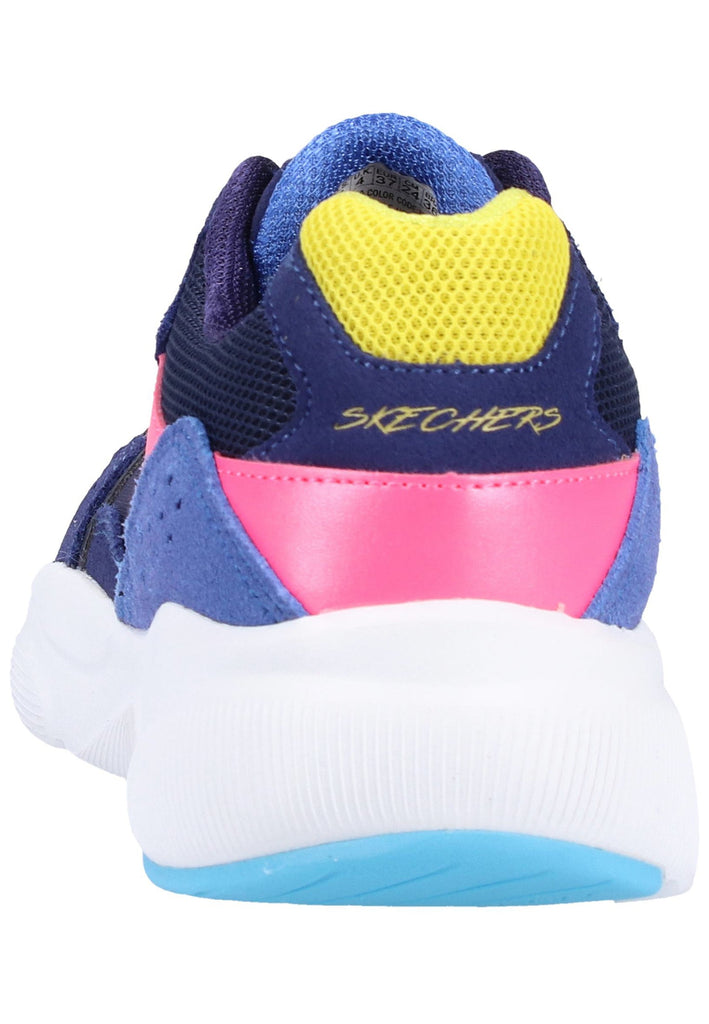 Skechers Sneaker Leder Blau - surf4shoes