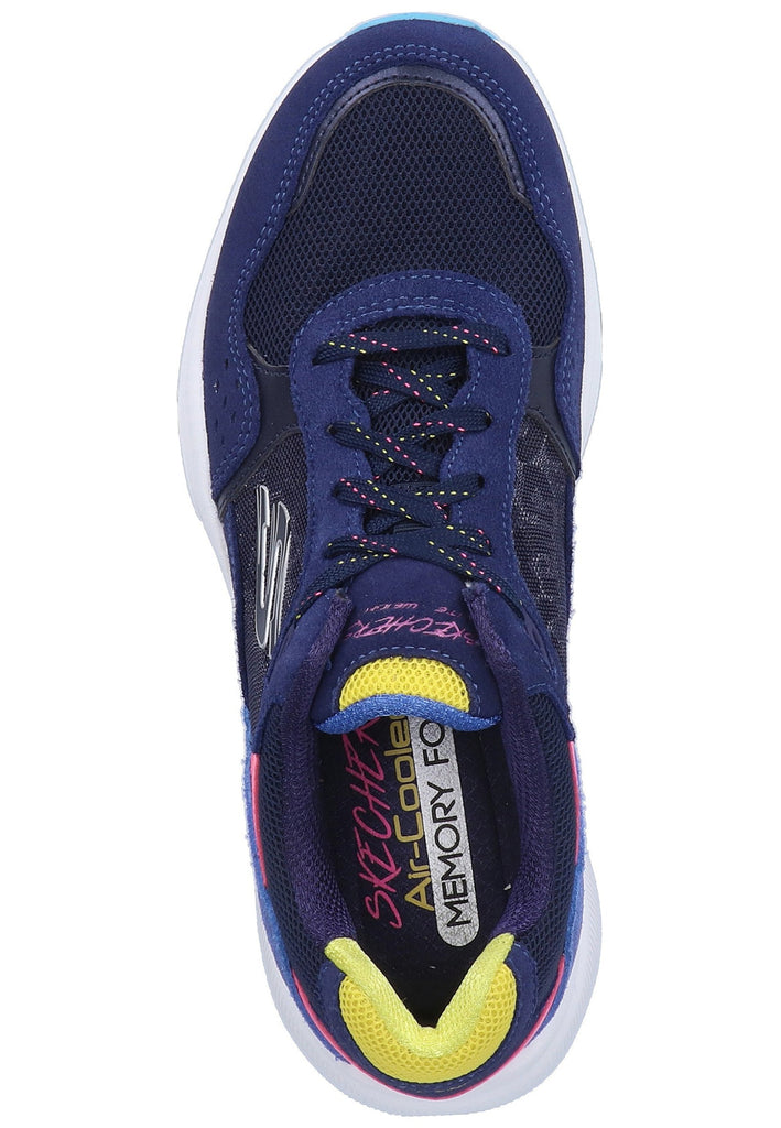Skechers Sneaker Leder Blau - surf4shoes