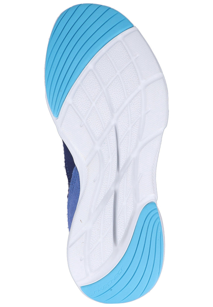 Skechers Sneaker Leder Blau - surf4shoes