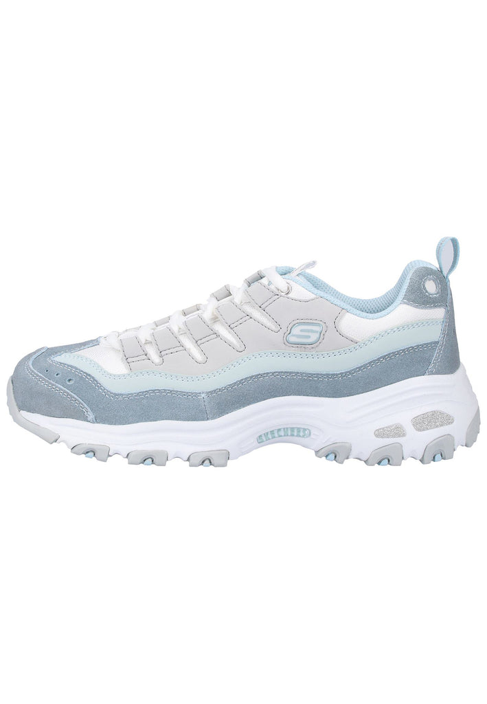 Skechers Sneaker Leder Blau - surf4shoes