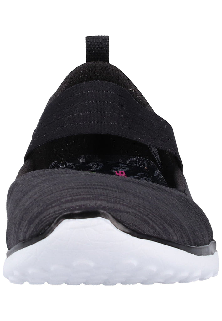 Skechers Ballerinas Textil Schwarz - surf4shoes