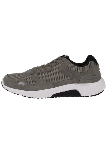 Skechers Sneaker Leder Oliv - surf4shoes
