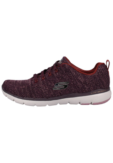 Skechers Sneaker Textil Rot - surf4shoes