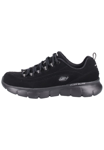 Skechers Sneaker Leder Schwarz - surf4shoes