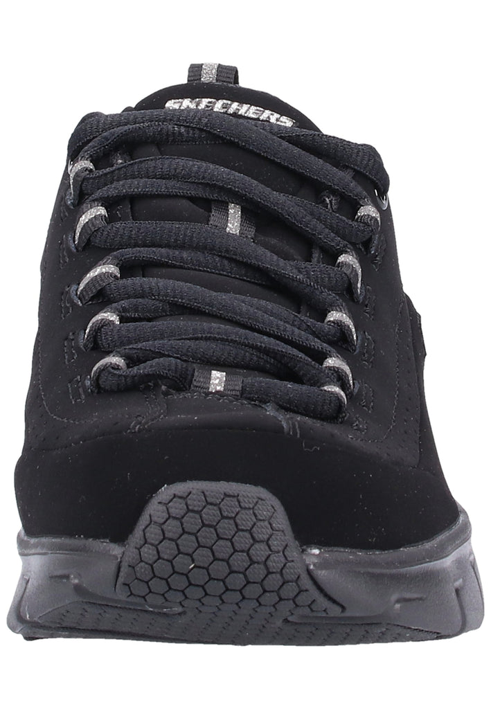 Skechers Sneaker Leder Schwarz - surf4shoes