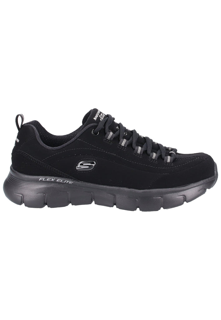 Skechers Sneaker Leder Schwarz - surf4shoes