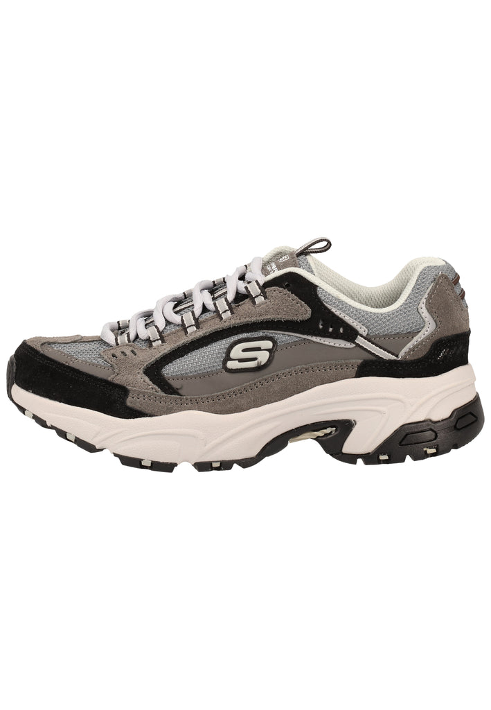 Skechers Sneaker Leder Grau - surf4shoes
