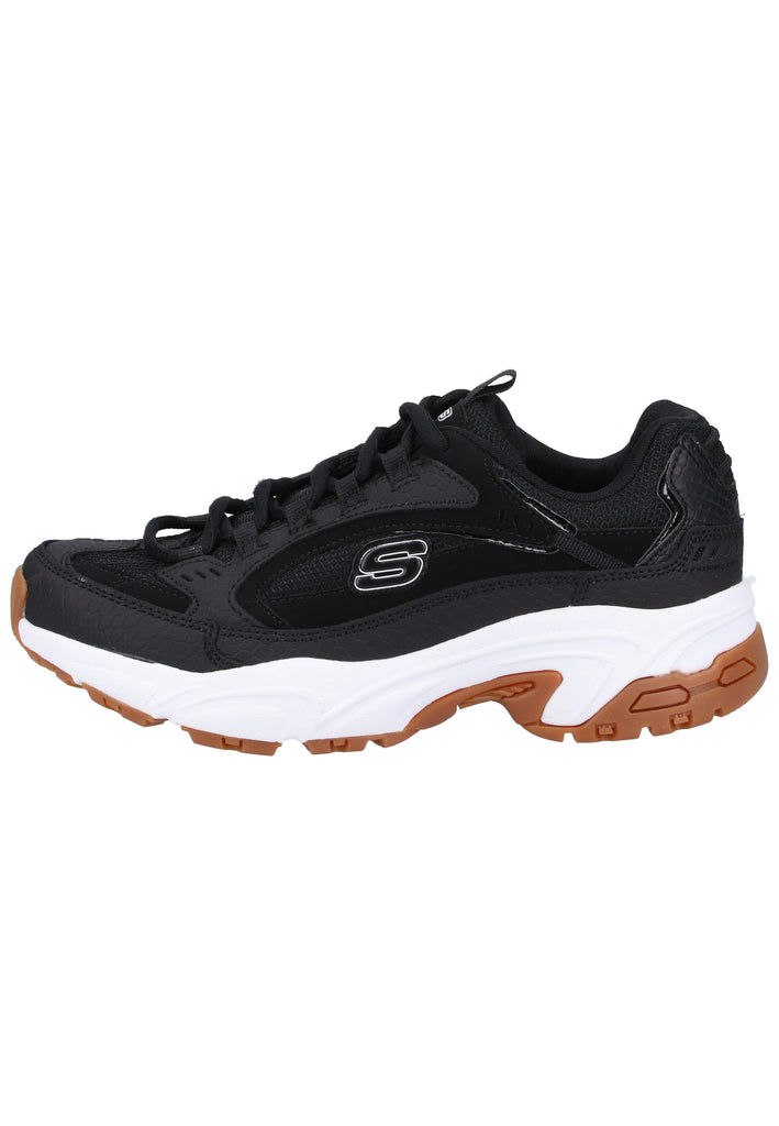 Skechers Sneaker Leder Schwarz - surf4shoes