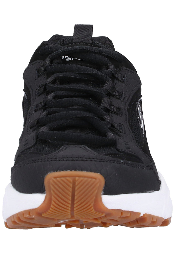 Skechers Sneaker Leder Schwarz - surf4shoes